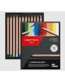 Caran d'Ache Luminance set 12 kleurpotloden