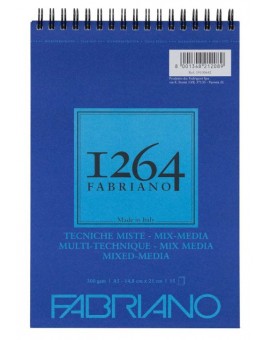 Fabriano 1264 Mixed Media blok met spiraal A5