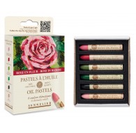 Sennelier oliepastels - set 6 kleuren roos in bloei