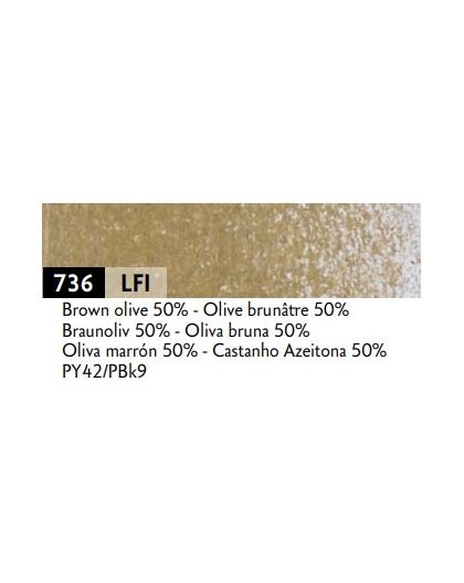 kleurpotlood Luminance 736 - brown olive 50%