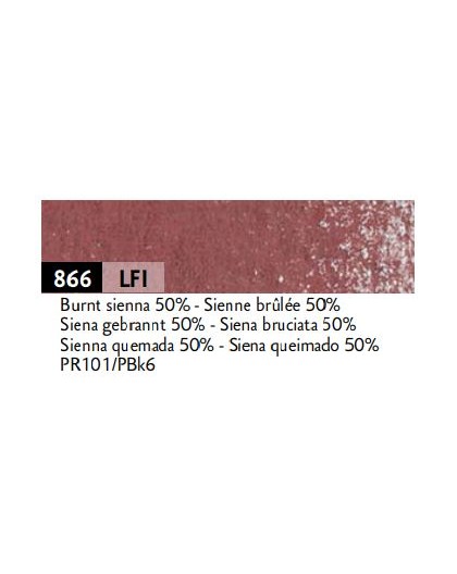 kleurpotlood Luminance 866 - burnt sienna 50%