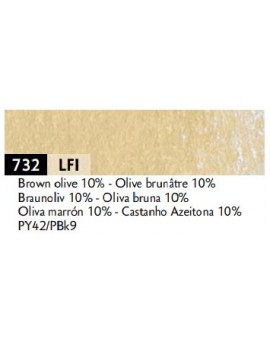 kleurpotlood Luminance 732 - brown olive 10%