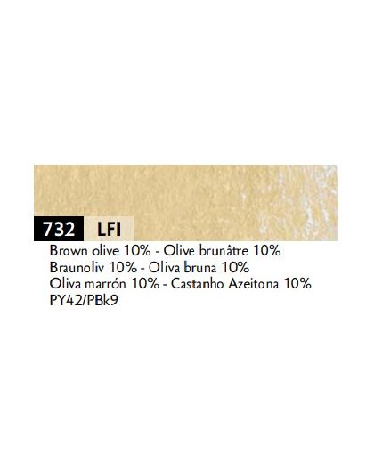 kleurpotlood Luminance 732 - brown olive 10%
