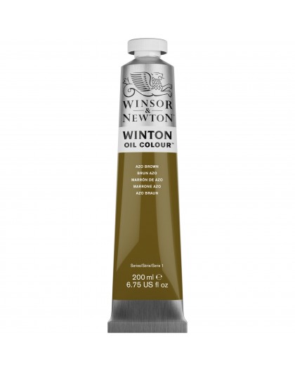 W&N Winton Oil Colour - AZO Brown tube 200ml