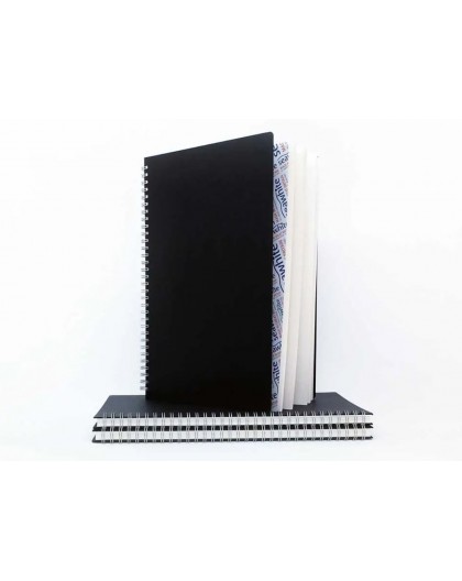 Seawhite of Brighton Euro Sketchbook Microline - spiraal aan de korte zijde