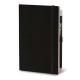 Stiff Leatherlike Notebook Black (ruled)