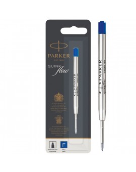 Parker Quinkflow balpenvulling F blauw