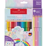 Faber Castell - kleurpotloden grip Unicorn set 18+6