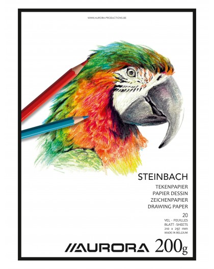 tekenblok Aurora Steinbach 200gr - A4 (BL21)