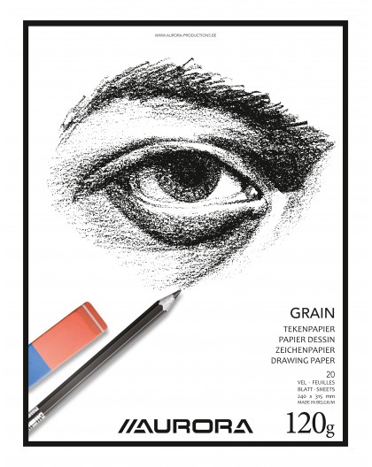tekenblok Aurora Grain 120gr - A4 (BL5)