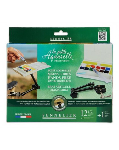 Sennelier la Petite Aquarelle hands-free - 12 halve napjes