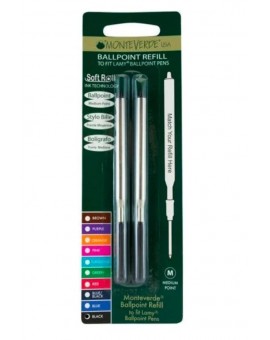 Monteverde balpenvulling voor Lamy M zwart