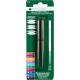 Monteverde balpenvulling voor Montblanc M zwart