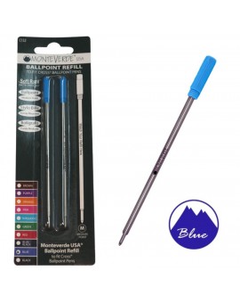 Monteverde balpenvulling voor Cross M blauw