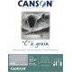 Canson C à Grain toned 250gr - blok 30 vel grijs - A3