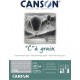 Canson C à Grain toned 250gr - blok 30 vel grijs - A4