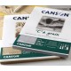 Canson C à Grain toned 250gr - blok 30 vel grijs
