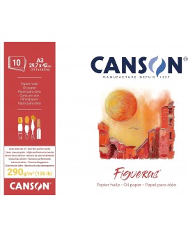 Canson Figueras - olieverfpapier op blok - A3