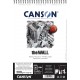 Canson the Wall Bleedproof Marker spiraalblok 200gr/m² - A4