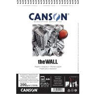 Canson the Wall Bleedproof Marker spiraalblok 200gr/m² - A4