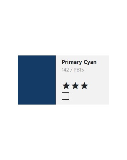 Primary Cyan - Daler Rowney Georgian Oil Colour