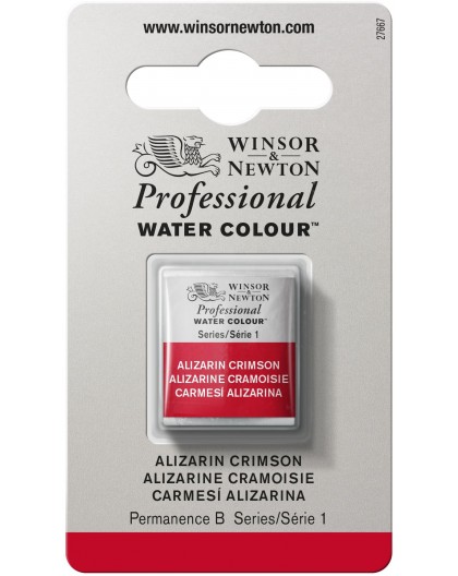 Professional Water Colour - Alizarin Crimson 1/2 napje