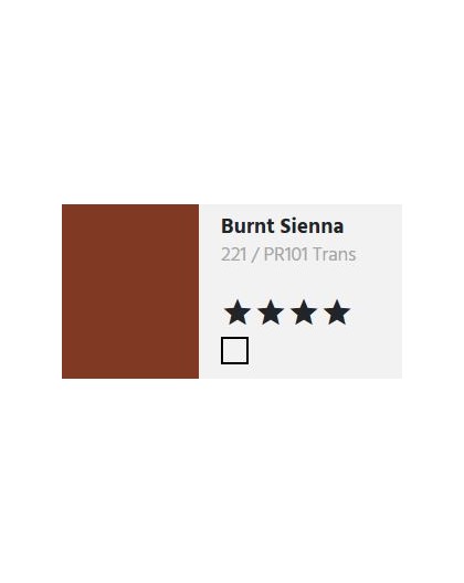 Burnt Sienna - Daler Rowney Georgian Oil Colour