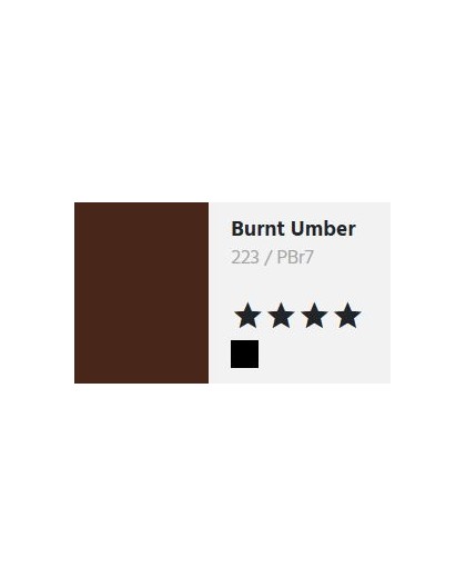 Burnt Umber - Daler Rowney Georgian Oil Colour