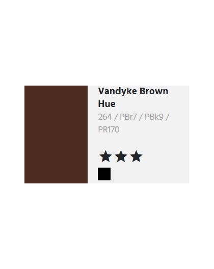 Vandyke Brown Hue - Daler Rowney Georgian Oil Colour