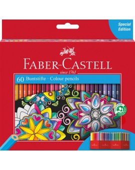 Faber Castell - 60 kleurpotloden in karton