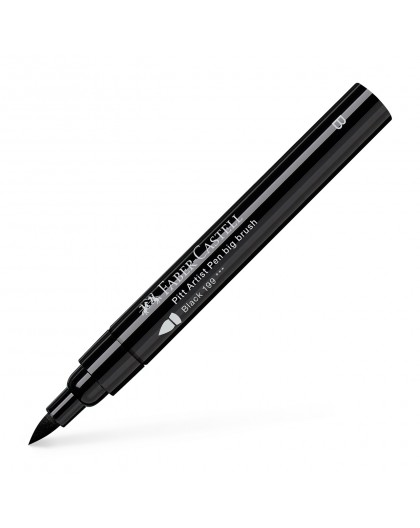 tekenstift Faber-Castell Pitt Artist Pen Big Brush - zwart