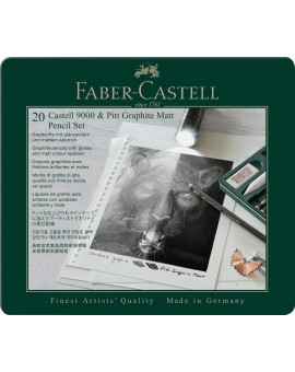 Faber-Castell - Pitt Graphite Matt en Castell 9000