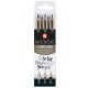 Sakura Pigma Micron 05 fineliner set 3 zwart en grijs