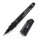 Uni Pin Fineliner Brush Pen - zwart