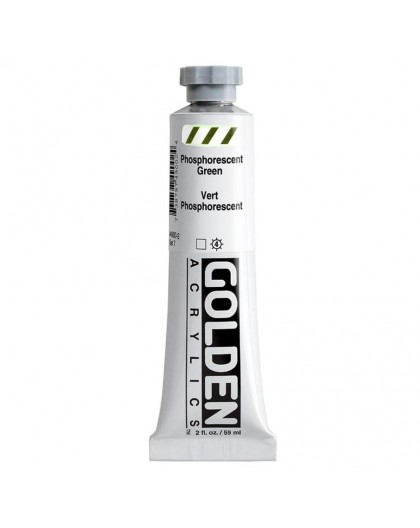 Phosphorescent Green - Golden Heavy Body Acrylic tube 59 ml