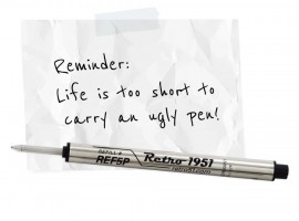 Retro 51 rollerball refills